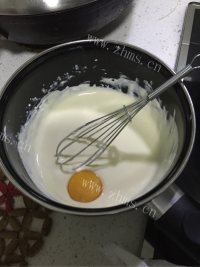 营养丰富的轻乳酪蛋糕做法图解3)