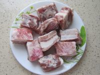 家常菜干豆角烧排骨做法图解1)