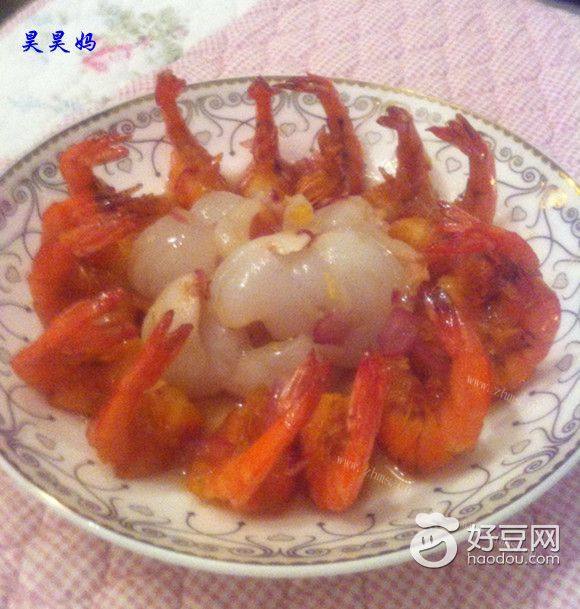 荔枝香酥凤尾虾