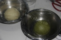 自制抹茶双色吐司做法图解16)