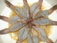 蒜蓉粉丝蒸大虾做法图解8)