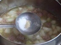 美味可口的冬瓜丸子汤做法图解8)