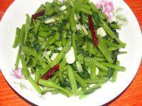 清香的蒜香空心菜