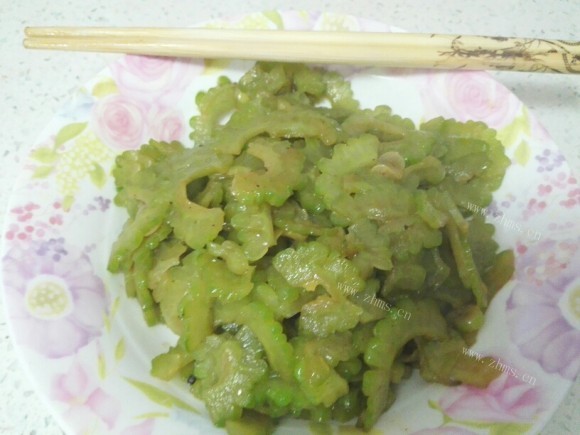 清爽可口的清炒苦瓜