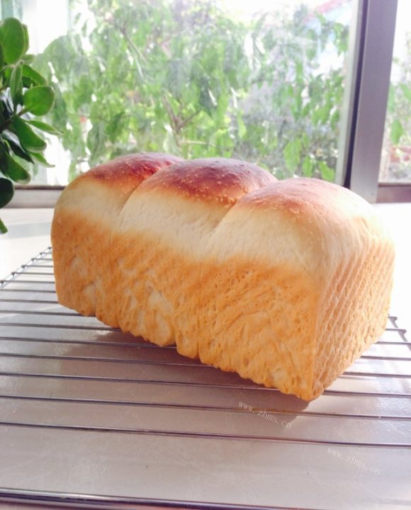 热腾腾的炼奶吐司