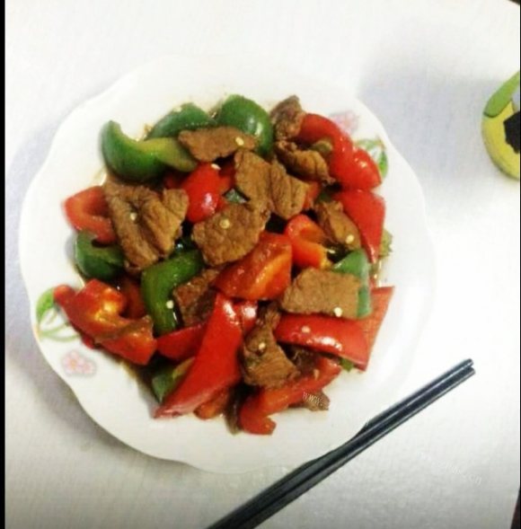 垂涎欲滴的青椒炒肉
