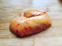美味青菜鸭肝粥做法图解3)