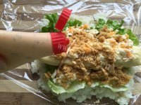 糯米饭卷做法图解6)