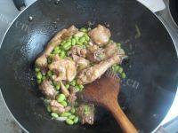家常菜毛豆烧鸡块