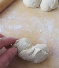 自制肉末烧饼做法图解11)