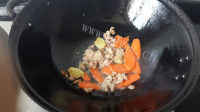 好吃的肉末有机花菜做法图解5)