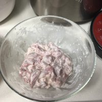 回味无穷的肉段烧茄子做法图解3)