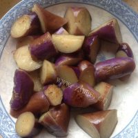 家常菜酱爆茄子做法图解5)
