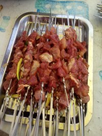 美味的烤肉串做法图解4)