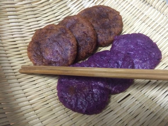 美味营养的紫薯饼