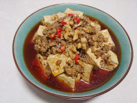 好吃的腐乳肉酱烧豆腐做法图解10)