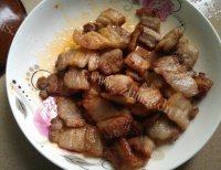 五花肉炒四季豆做法图解4)