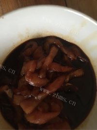 家常菜炒双菇做法图解4)