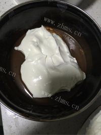 自制巧克力慕斯做法图解9)