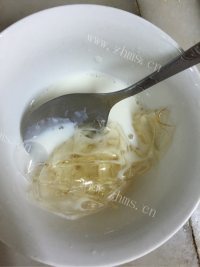 好吃的抹茶芝士冻做法图解4)