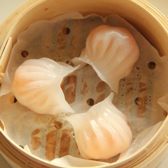美味的水晶虾饺