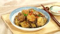 家常菜红烧茄盒