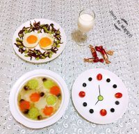 好吃的时蔬面花汤做法图解19)