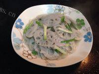 自制清炒藕片