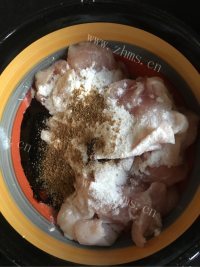 粉蒸芹菜叶做法图解4)