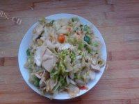 家常菜洋白菜炒豆片