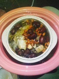 美味的天麻炖鱼头做法图解10)