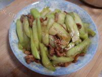 香味四溢的丝瓜炒肉丝