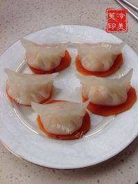 美味的水晶虾饺