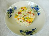 美味的培根炒饭