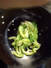 外婆做的蚝油生菜做法图解6)