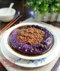 家常菜蚝油肉末茄子