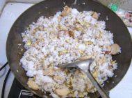 火腿肠炒饭