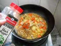 美味的辣白菜杂蔬素锅的做法图解十二