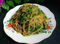 家常菜菠菜拌粉丝