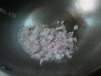 简易南瓜腊肠焖饭做法图解4)