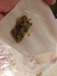 自己做的荠菜鲜肉馄饨做法图解5)
