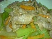 西芹炒肉片