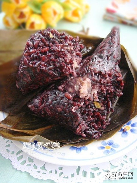 黑糯米粽子