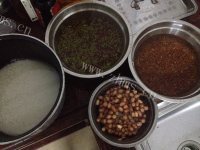 彩豆肉粽做法图解1)