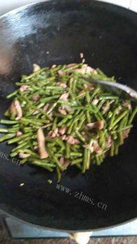 家常的豆角炒肉丝