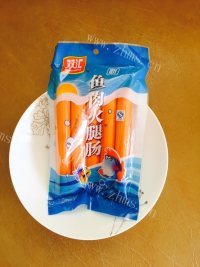 自制番茄火腿年糕汤做法图解3)