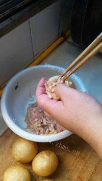 美味的油面筋塞肉做法图解6)