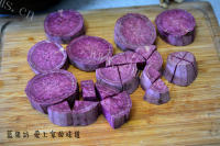 美味的陈皮紫薯粥的做法图解一