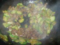 家常菜西葫芦炒肉片