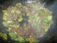 家常菜西葫芦炒肉片